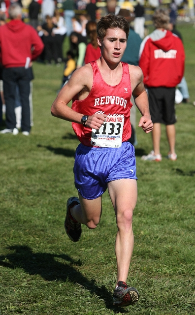 NCS XC D5 Boys-070.JPG - 2009 North Coast Section Cross Country Championships, Hayward High School, Hayward, California